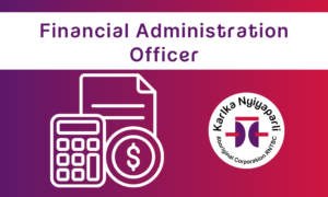 Job Alert: Financial Administration Officer